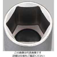 エスコ 1/2”DRx21mm 薄形インパクトソケット(ホイールナット用) EA164GT-21 1セット(4個)（直送品）