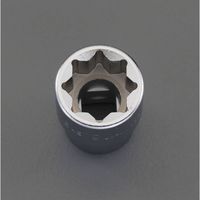 エスコ 1/2”DRx21mm 8角ソケット(二重四角) EA618KL-21 1セット(5個)（直送品）