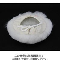 エスコ φ180mm 羊毛ボンネット(紐式) EA809XE-22 1セット(3個)（直送品）