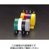 エスコ 19mmx10m ビニールテープ(白/10巻) EA944NP-6 1セット(100巻:10巻×10包)（直送品）