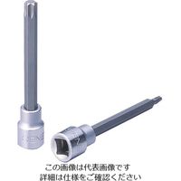 エスコ 3/8”DR/T45x100mm [Hexlobe]ビットソケット EA617DM-645 1セット(10個)（直送品）