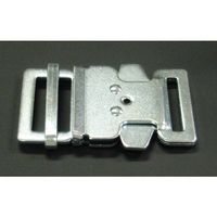 エスコ 30mm ジョイントバックル(スチール製) EA628RP-130 1セット(10個)（直送品）