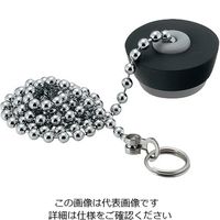 エスコ 22x28mm チェーン付ゴム栓 EA468K-71 1セット(5個)（直送品）