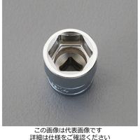 エスコ 3/8”DRx 12mm ソケット(六角) EA618PK-12 1セット(10個)（直送品）