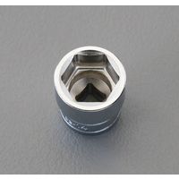 エスコ 1/2”DRx19/32” ソケット(六角) EA618RK-106 1セット(10個)（直送品）
