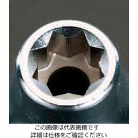 エスコ 1/4”DRx10mm ソケット(二重4角) EA618AL-10 1セット(10個)（直送品）