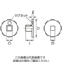 エスコ 1/4”DRx3/8”DR 凹凸ソケットアダプター(早回し) EA618PF-23 1セット(10個)（直送品）