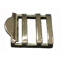 エスコ 30mm バックル(スチール製/5個) EA628RP-230 1セット(100個:5個×20袋)（直送品）