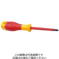 エスコ #2x100mm [+]ドライバー(絶縁) EA557SA-2 1セット(10本)（直送品）