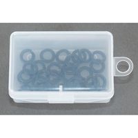 エスコ M3 スプリングワッシャー(ステンレス/黒色/40枚) EA949LY-603 1セット(1200枚:40枚×30袋)（直送品）