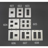 エスコ プレート(1個/1列/ステンレス製) EA940CE-601 1セット(15個)（直送品）