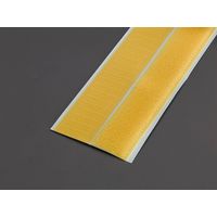 エスコ 25x150mm マジックテープ雄・雌セット(粘着付/黒) EA944MA-183 1セット(40枚)（直送品）