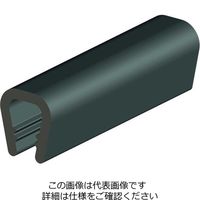 エスコ 6.0ー8.0mm/ 2m エッジプロテクター(PVC製/1本) EA997XX-602A 1セット(10個:1個×10セット)（直送品）