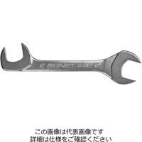 エスコ 8.0/3.0x 90mm 薄口スパナ EA615AC-8 1セット(15本)（直送品）