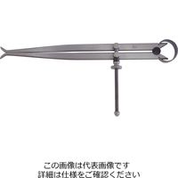 エスコ 200mm インサイドキャリパー(スプリング付) EA725KM-58 1セット(3個)（直送品）