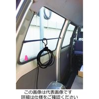 エスコ 20~40mm/25mm ベルト付回転カラビナ(OD色) EA951DV-3 1セット(10個)（直送品）