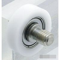 エスコ 25x6mm ガイドローラー(F型) EA986SP-8 1セット(4個)（直送品）