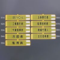 エスコ 390x 90mm 腕章(メッシュ/現場代理人) EA983RG-58A 1セット(3個)（直送品）