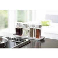 エスコ 230x 75x 15mm 調味料トレー(スチール製) EA912J-56 1セット(10個)（直送品）