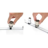 エスコ 1/2”DRx250mm ソケットホルダー(インパクトソケット対応) EA164MZ-7 1セット(5個)（直送品）