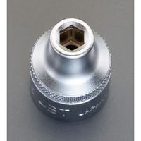 エスコ 1/2”DRx1/4”HEX ビットアダプター EA618KB-7 1セット(10個)（直送品）