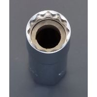 エスコ 3/8”DR/16mm[マグネット付] プラグソケット(十二角) EA618JM-42 1セット(4個)（直送品）