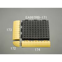 エスコ 75x300mm [EA997RBー171用]中ふち(雄) EA997RB-173 1セット(10枚)（直送品）