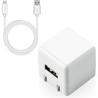 エレコム LightningAC充電器/1.0A出力/ケーブル同梱/2.5m/ホワイト MPA-ACL06WH 1個
