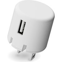 USB充電器 コンセント USB-A×1 1.0A出力 スマホ充電 ホワイト MPA-ACU07WH エレコム 1個