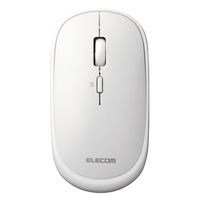 Bluetoothマウス 無線 ワイヤレス 4ボタン ブルーLED ホワイト M-TM10BBWH/EC エレコム 1個（直送品）