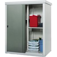 ファミリー物置　ダシーレ120×150　グリーン SRM-1215（GR） 1台 グリーンライフ（直送品）