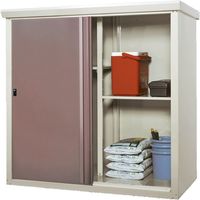 ファミリー物置　ダシーレ150×150　ピンク SRM-1515（PI） 1台 グリーンライフ（直送品）