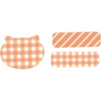 KAWAGUCHI ファブリックラベル 抜型5種 32枚入 キャットキャメル 11-232 1セット（2個）（直送品）