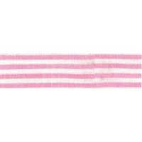 KAWAGUCHI ヌノデコテープ 1.5cm×1.2m ももいろしましま 11-847 1セット(3個)（直送品）