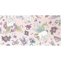 KAWAGUCHI ヌノデコシート 8cm×50cm ユニコーン ぴんく 15-263 1個（直送品）