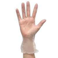 セレクトプラスチック手袋 厚手 パウダーフリー Sサイズ M-13 1箱（100枚入）