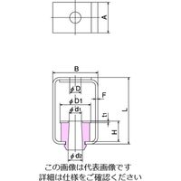 倉敷化工 ハイバッファー KUBー100ー2N 1個（直送品）