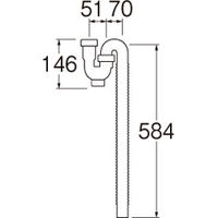 SANEI トラップ用ジャバラ H781ー1 1セット(5個)（直送品）