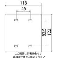 明工社 角形ゴムパッキング<2連用> ML1567 1セット(15個)（直送品）