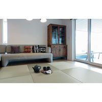 積水成型 積水 【美草】 MIGUSA置き畳 フロア畳 目積 幅830×奥行830×高さ15mm グリーン 1セット(2枚入) 835-7505（直送品）