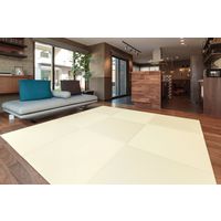 積水成型 積水 【美草】 MIGUSA置き畳 フロア畳 目積 幅830×奥行830×高さ15ｍｍ ゾウゲ 1セット(2枚入)（直送品）