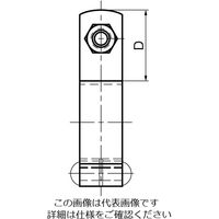 エスコ 20A ガス配管用バンド(10個) EA440AV-20 1セット(100個:10個×10袋)（直送品）