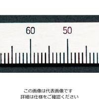 エスコ 200mm [左方向/下目盛]スケール(ネジ止付) EA948J-114 1セット(10個)（直送品）