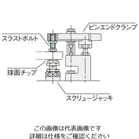 エスコ M10x 60mm [焼入]スラストボルト EA948DN-23 1セット(10本)（直送品）