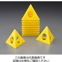 エスコ 61x52(H)mm ペインターズピラミッド(10個) EA109NP 1セット(100個:10個×10組)（直送品）