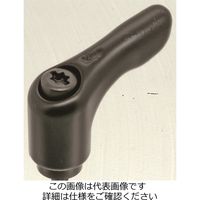 エスコ M3 雌ねじミニクランプレバー(ブラック) EA948CC-211 1セット(10個)（直送品）