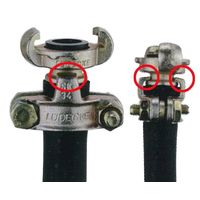 エスコ 28ー 32mm ホースクランプ EA463G-432 1セット(10個)（直送品）