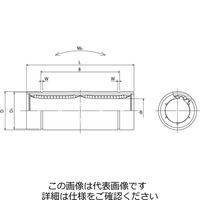 日本ベアリング スライドブッシュ SMーW形(ダブル形) SMS60GWUU 1個（直送品）
