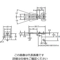 オムロン 電磁ロック・セーフティドアスイッチ操作キー D4BLーK3 1セット(2個)（直送品）