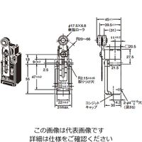 オムロン セーフティ・リミットスイッチ 2接点シリーズ(直接開路動作付き) D4Nー2B2G 1セット(2個)（直送品）